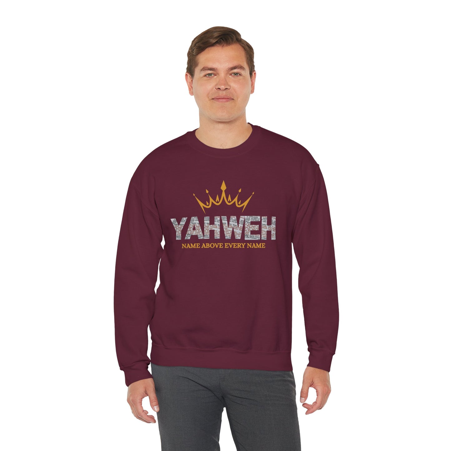 ✨ Yahweh Crown Sweatshirt – Simplicity with Power ✨