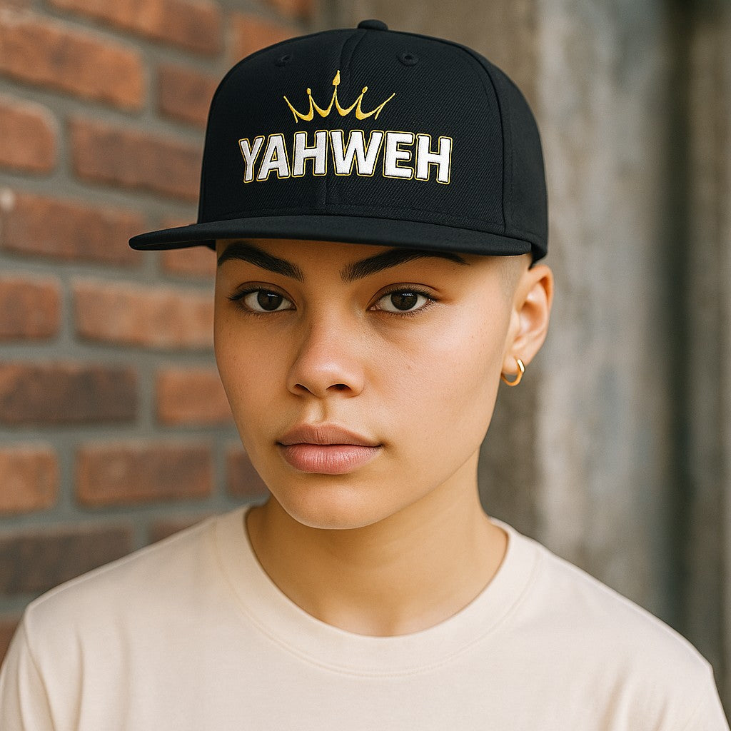 Yahweh Flat Bill Snapback Cap
