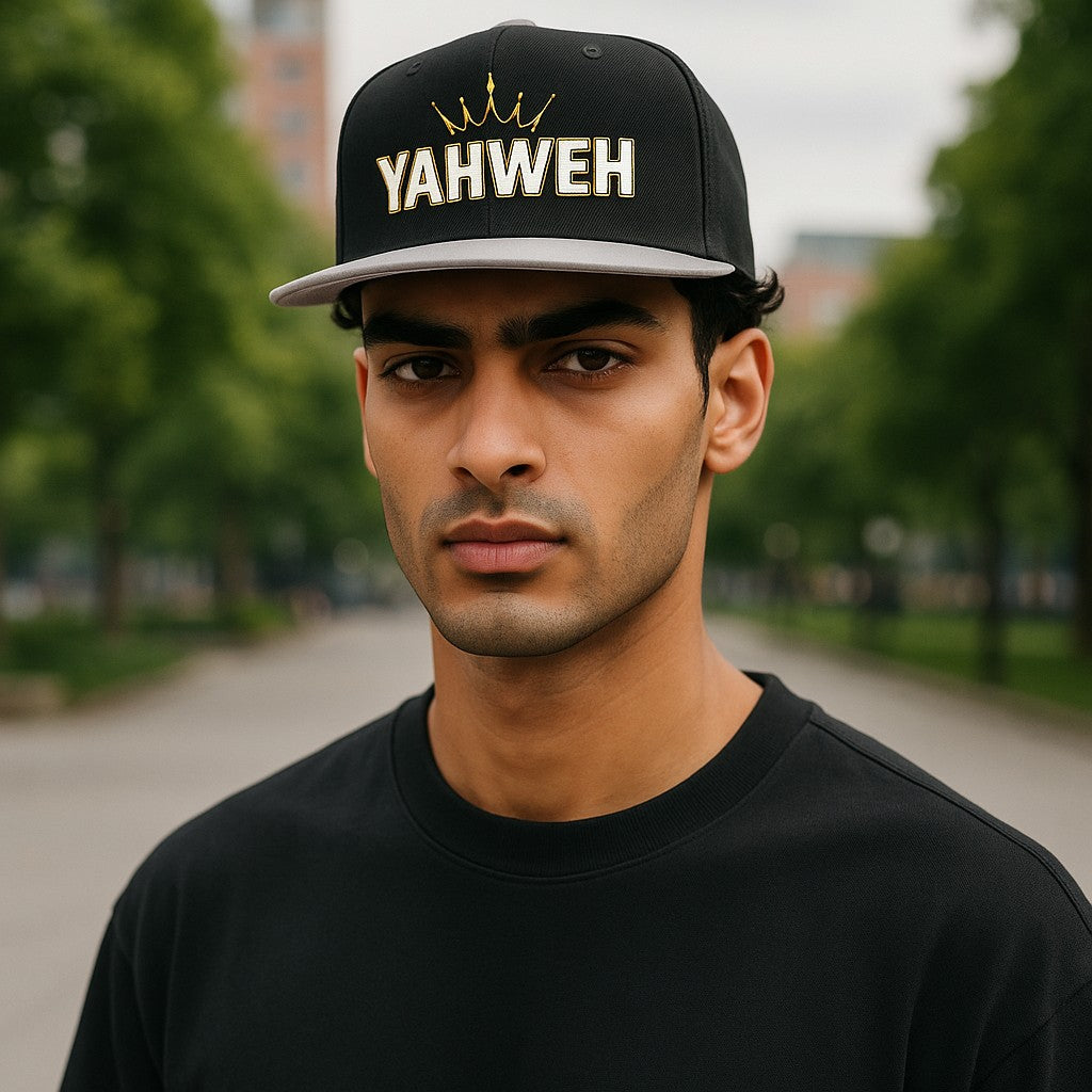Yahweh Flat Bill Snapback Cap