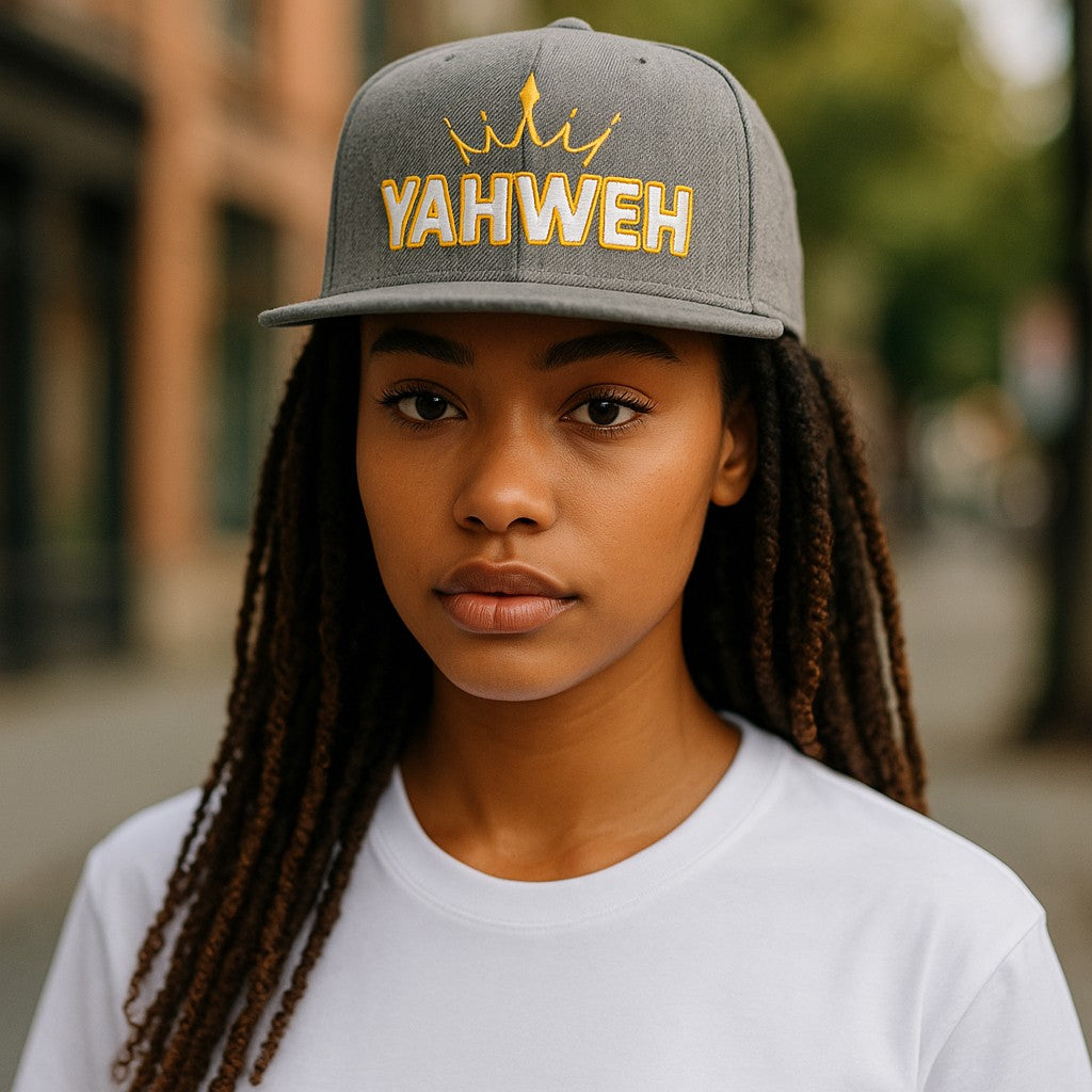 Yahweh Flat Bill Snapback Cap