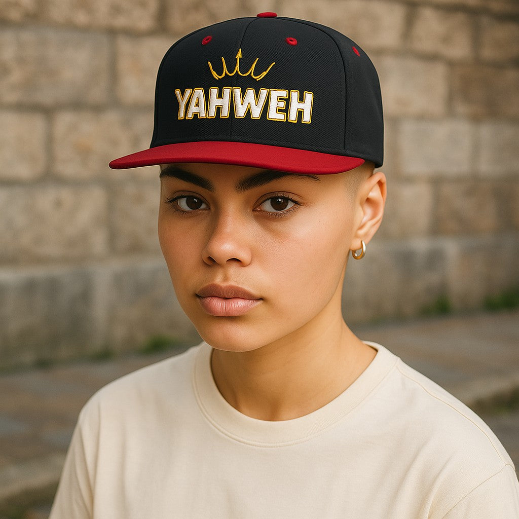 Yahweh Flat Bill Snapback Cap