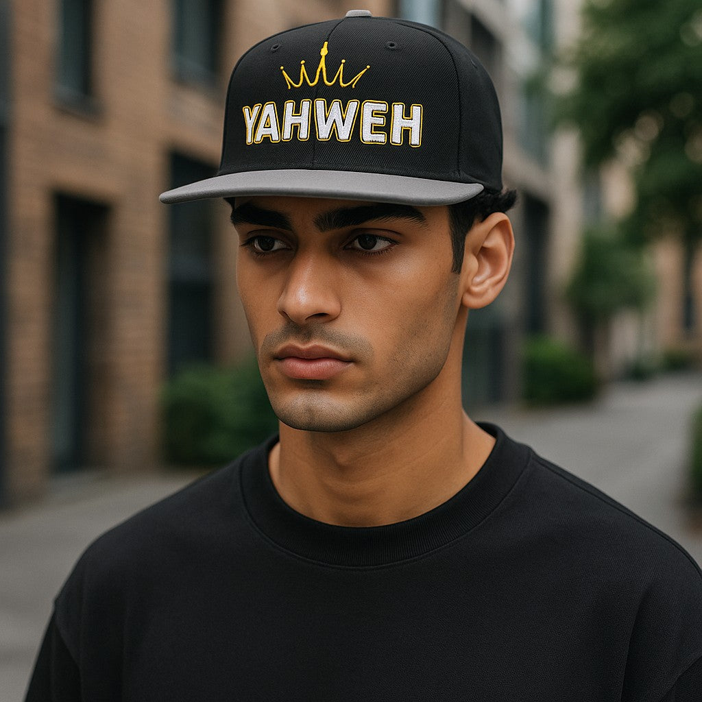 Yahweh Flat Bill Snapback Cap